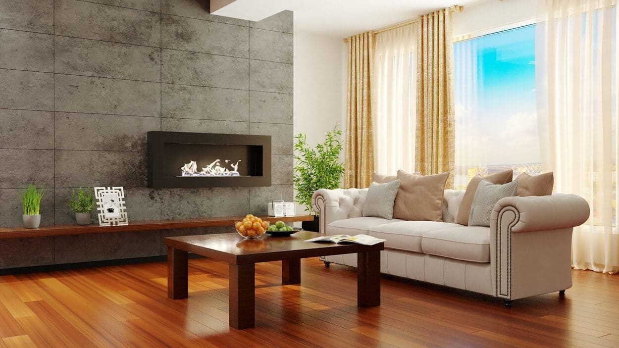 Биокамин "Русский огонь" Лофт 1500N настенный с защитным и декоративным стеклом по цене 56 350 руб.