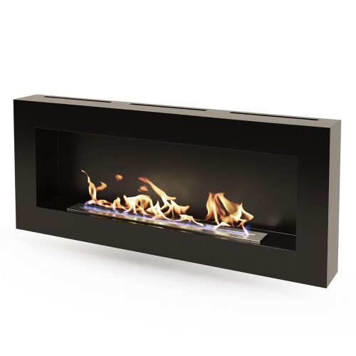 Биокамин "Русский огонь" Лофт 1100N настенный с декоративным стеклом (стемалитом)