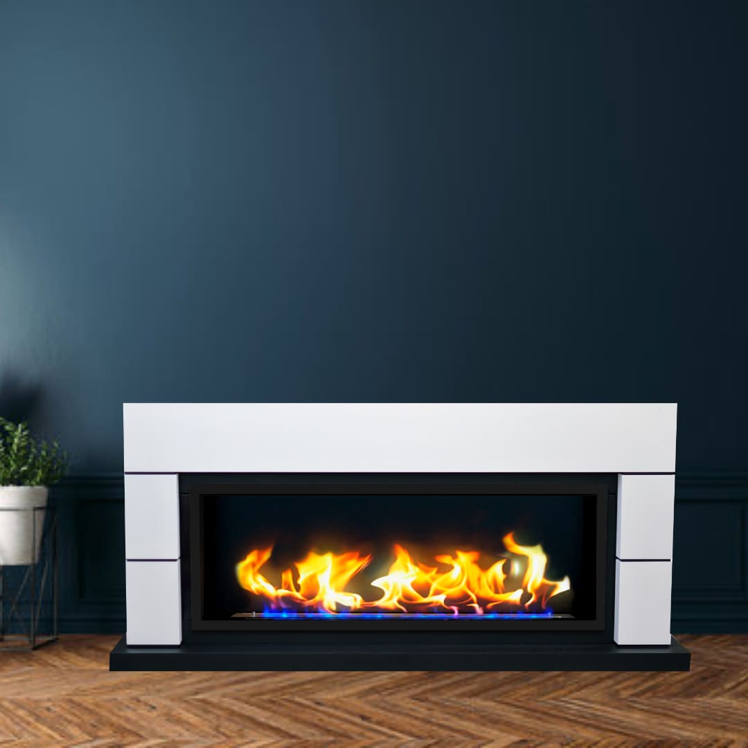 Биокамин в линейном портале "Русский огонь" Аляска с защитным стеклом по цене 97 600 руб.