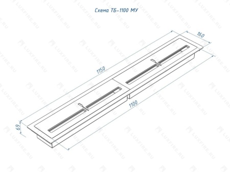 Топливный блок Lux Fire 1100 МУ Топливный блок Lux Fire 1100 МУ по цене 61 710 руб.
