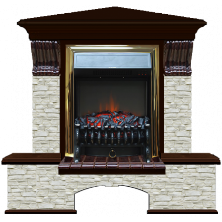 Бостон К Грот однотонный угловой (дуб)+Fobos Brass