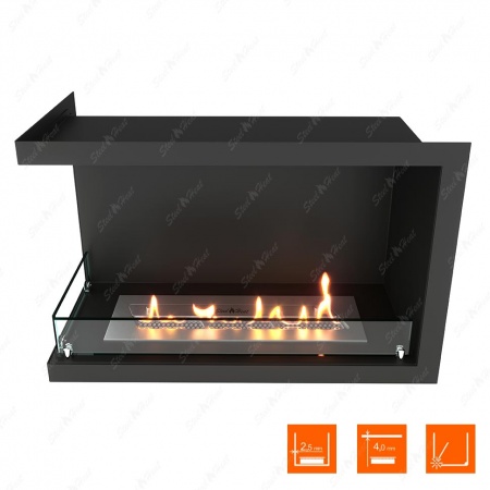 Биокамин угловой SteelHeat Leader 700 левый стекло Биокамин угловой SteelHeat Leader 700 левый стекло по цене 29 659 руб.