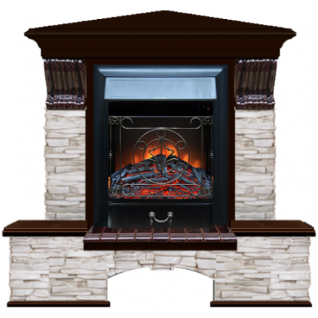 Бостон К Мисхор угловой (дуб)+Majestic Black