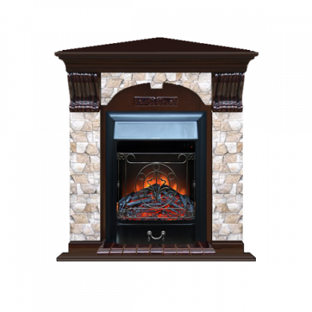 Арочный Арбат угловой (дуб)+Majestic Black