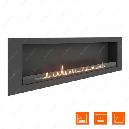 Биокамин SteelHeat LONG 1800 стекло Биокамин SteelHeat LONG 1800 стекло по цене 60 700 руб.