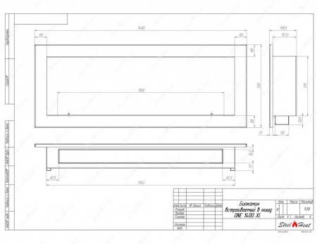 Биокамин SteelHeat ONE-V 1400 XL стемалит Биокамин SteelHeat ONE-V 1400 XL стемалит по цене 65 088 руб.