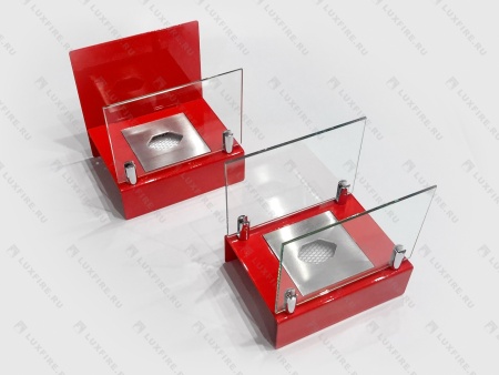 Настольный биокамин Lux Fire "Арлекино" S (красный) по цене 8 833 руб.