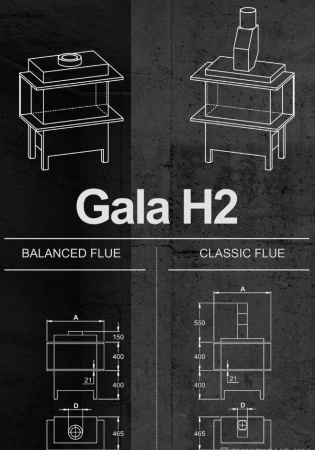 
Газовая топка Vero Design GA 6 H2