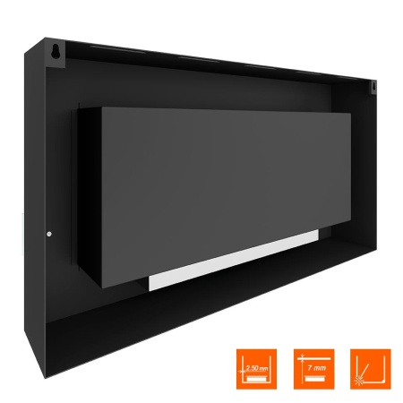 Биокамин SteelHeat WALL GRAND 1200 черный, стемалит Биокамин SteelHeat WALL GRAND 1200 черный, стемалит по цене 56 070 руб.
