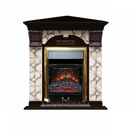 Арочный Карелия угловой (венге)+Majestic Brass