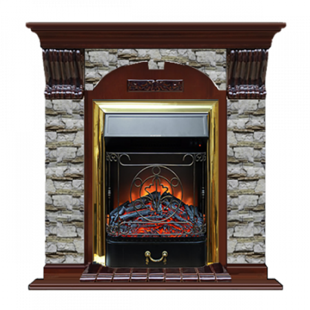 Арочный Алтай (красное дерево)+Majestic Brass Арочный Алтай (красное дерево)+Majestic Brass