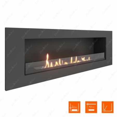 Биокамин SteelHeat LONG 1200 стекло Биокамин SteelHeat LONG 1200 стекло по цене 42 400 руб.